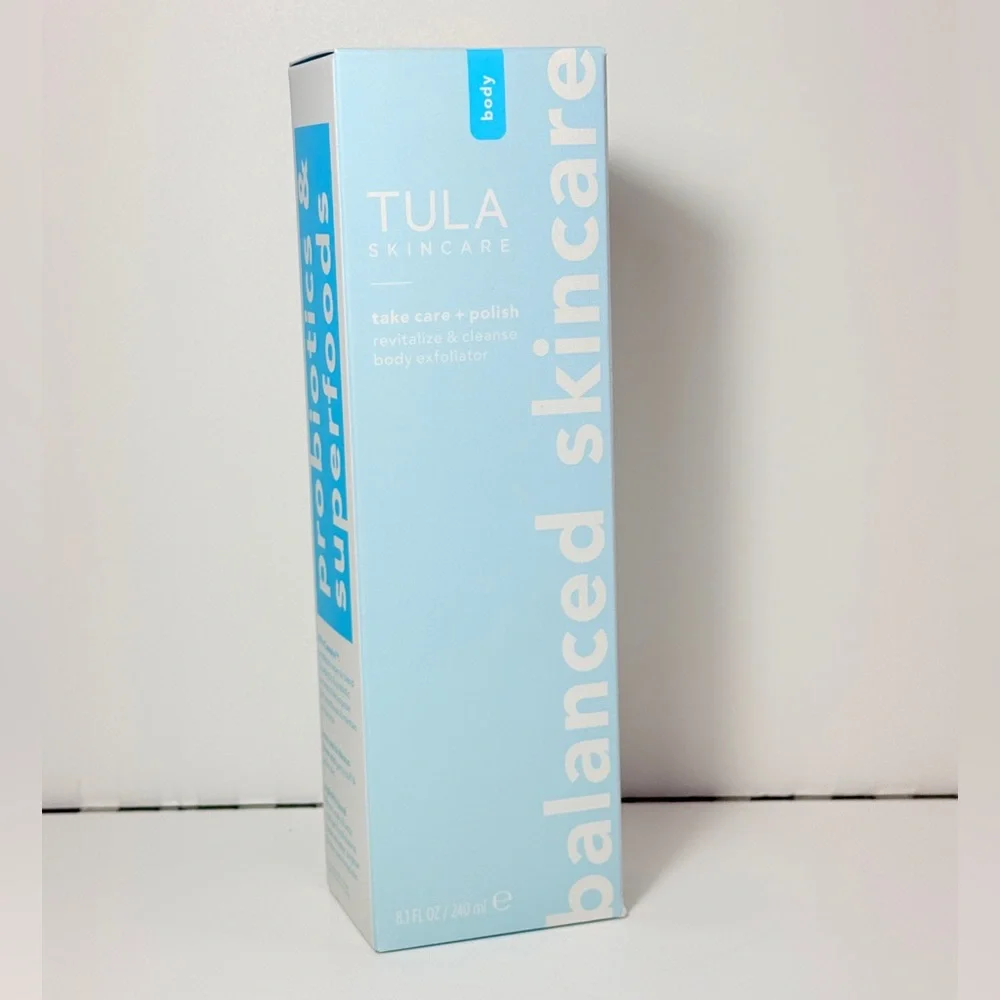 TULA Take Care + Polish revitalize & cleanse body exfoliator - NIB - Picture 2 of 6